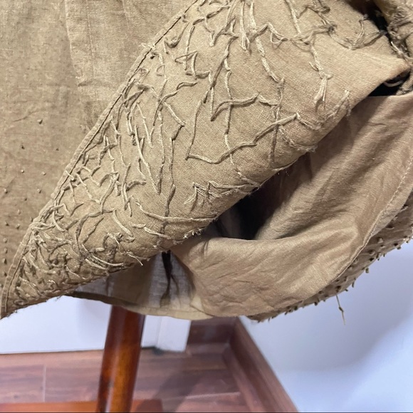 100% Linen A line Midi dress - Picture 13 of 14